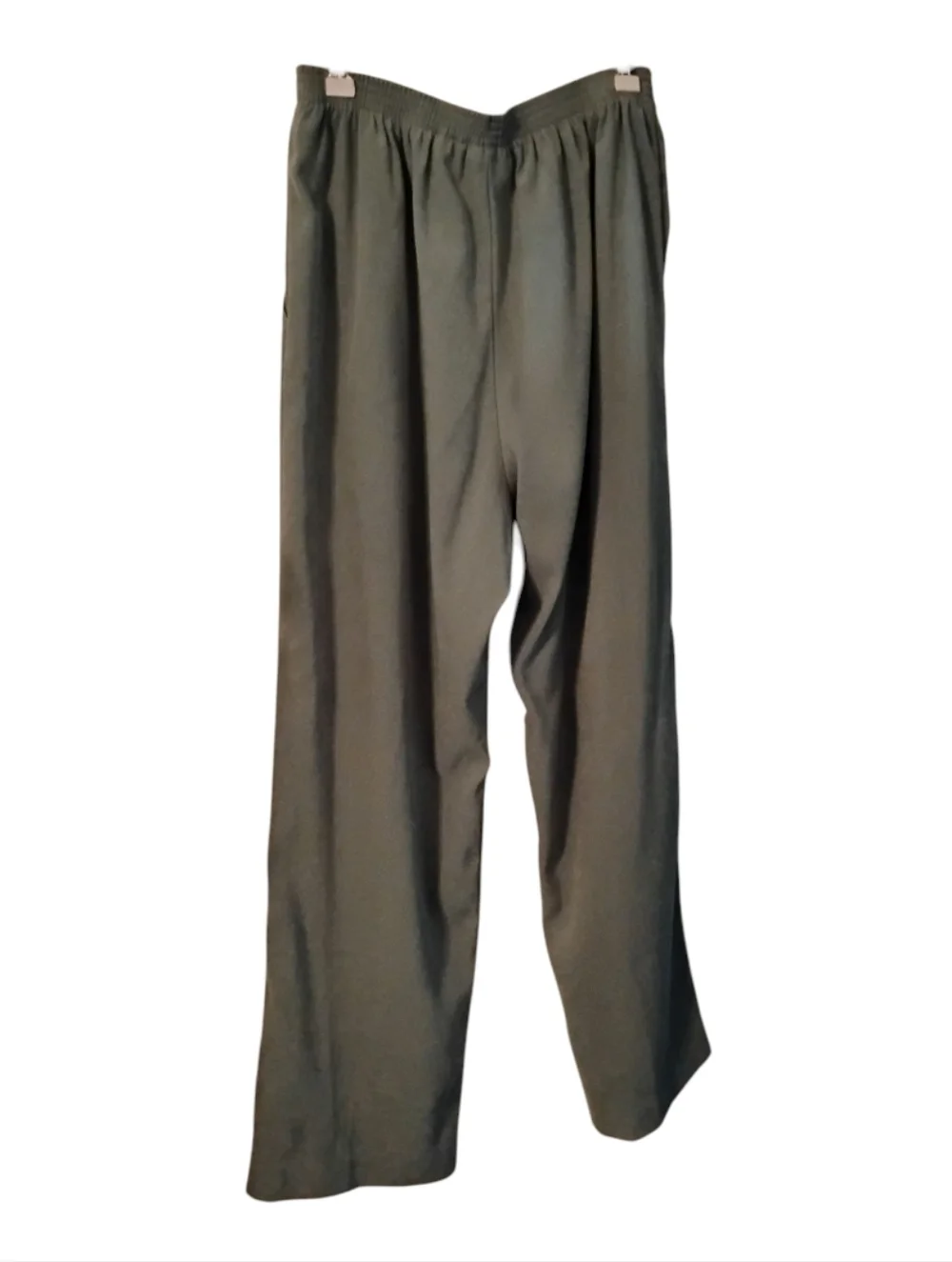 Alfred Dunner Pants, Set of 2, Beige & Green, Size 10, Polyester, Pre-owned - Picture 8 of 11